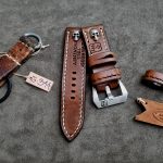 1965 Swiss Ammo strap with Skull Rivets for Panerai PAM356