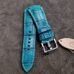 Custom-Dyed Turquoise Alligator for Blancpain Fifty Fathoms