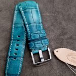 Custom-Dyed Turquoise Alligator for Blancpain Fifty Fathoms