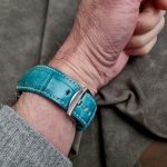 Custom-Dyed Turquoise Alligator for Blancpain Fifty Fathoms