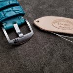 Custom-Dyed Turquoise Alligator for Blancpain Fifty Fathoms
