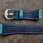 Custom-Dyed Turquoise Alligator for Blancpain Fifty Fathoms