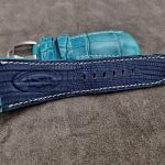 Custom-Dyed Turquoise Alligator for Blancpain Fifty Fathoms