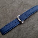 For Sale: Baltic Blue Teju Lizard for Grand Seiko Snowflake