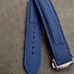 For Sale: Baltic Blue Teju Lizard for Grand Seiko Snowflake