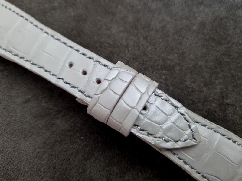 Ivory Pearlescent Alligator for Roger Dubois Sympathy