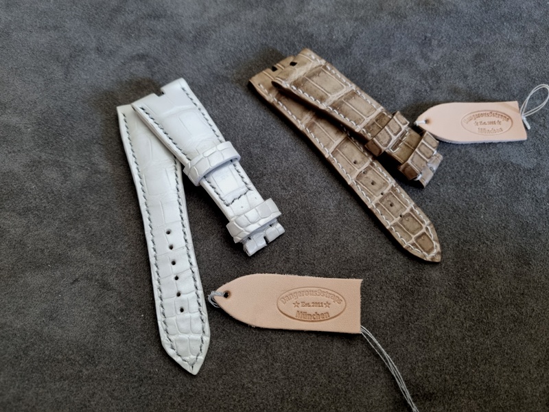 Ivory Pearlescent Alligator for Roger Dubois Sympathy