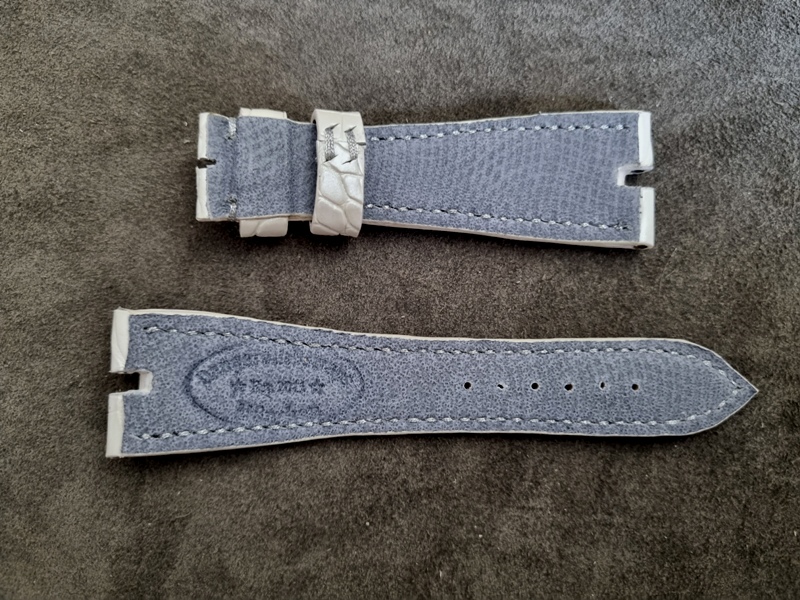 Ivory Pearlescent Alligator for Roger Dubois Sympathy