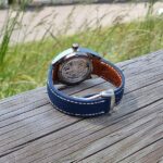 Baltic Blue Lizard Strap for Grand Seiko Snowflake