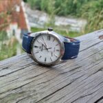 Baltic Blue Lizard Strap for Grand Seiko Snowflake