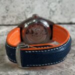 Steel Blue Teju Lizard Strap for Omega Planet Ocean
