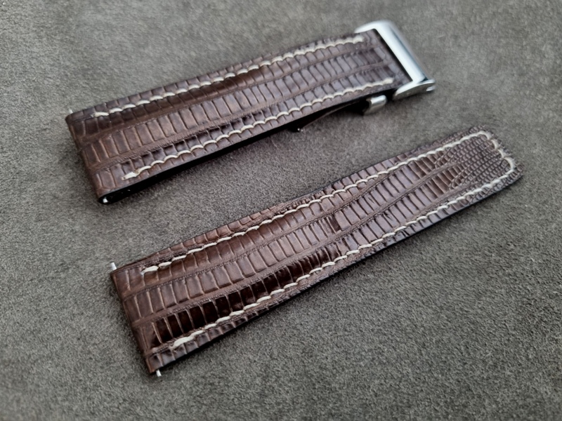 For Sale: Darkened Walnut strap for Breitling