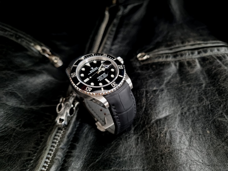 SuperMatte Alligator Strap for Rolex Submariner 41mm