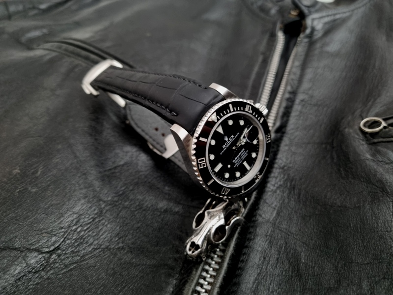 SuperMatte Alligator Strap for Rolex Submariner 41mm
