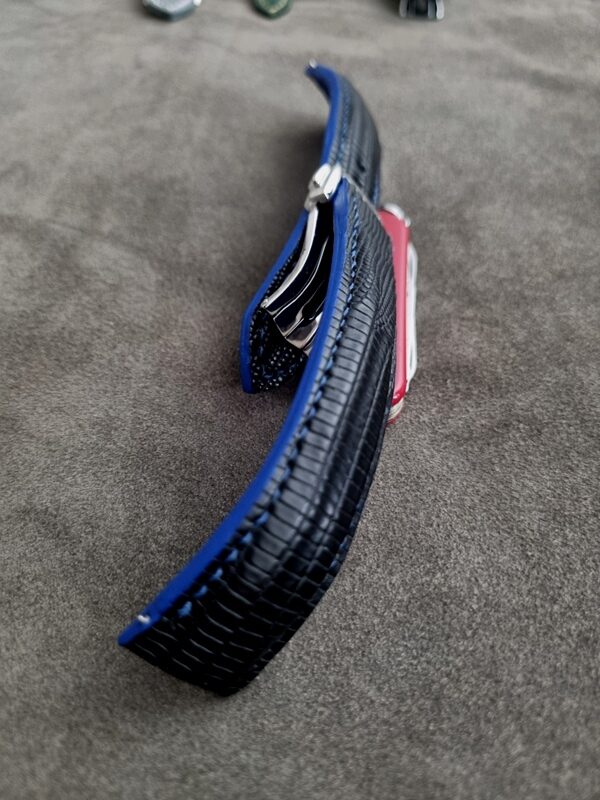 Racing Black Teju Lizard for Rolex 'Batman' GMT