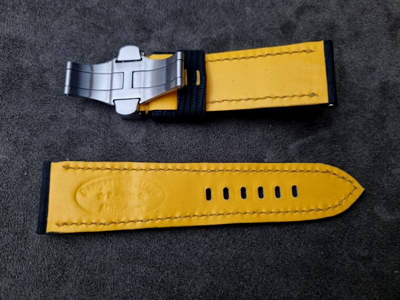 Racing Yellow - Nappa Kangaroo lining