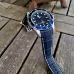 For Sale: Navy SuperMatte Alligator Strap for Tudor Black Bay