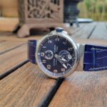 Ulysse Nardin on Custom Royal Marine Blue Alligator