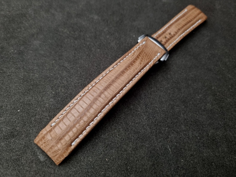 Racing Tan Teju strap for Grand Seiko (14) Racing Tan Teju Lizard Watch Strap with Integrated Fitment 4 Snowflake